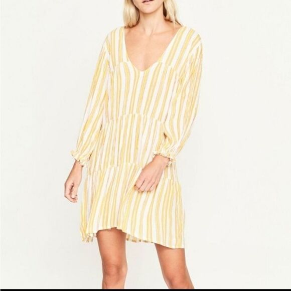 FAITHFULL THE BRAND Le Gallion Azure Stripe Tunic - Picture 1 of 6